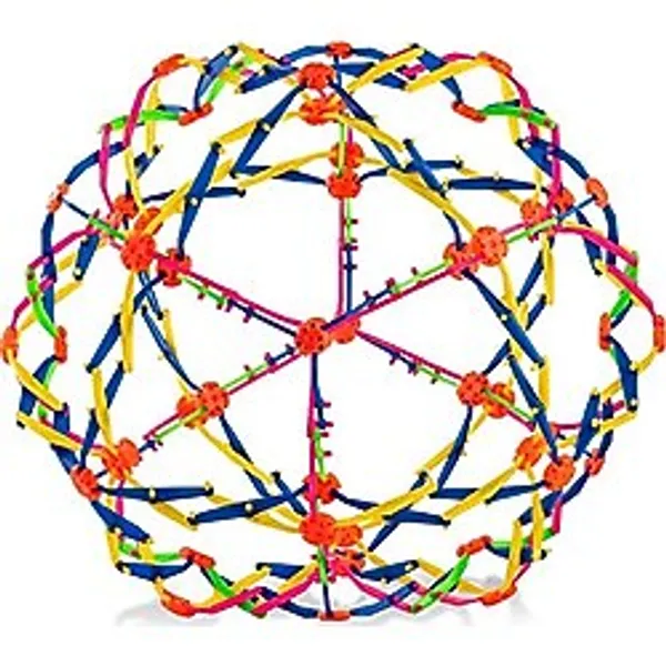 4E's Novelty Genişletilebilir Solunum Topu - Stres Rahatlatıcı Fidget Oyuncakları Yoga, Kaygı, Gevşeme için 6 ila 12 inç Genişler - Çocuklar ve Yetişkinler İçin Genişleyen Küre Hediye Fikri