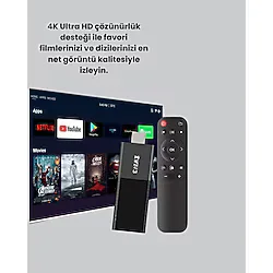 4K Ultra Hd Android Tv Stick - Tak Çalıştır Akıllı Tv Cihazı