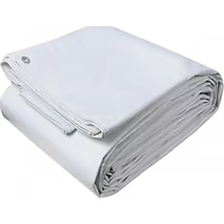 4x5 Metre Beyaz Ebatlı Pvc Branda Gölgelik Su Geçirmez Çadır Branda Tente Beyaz