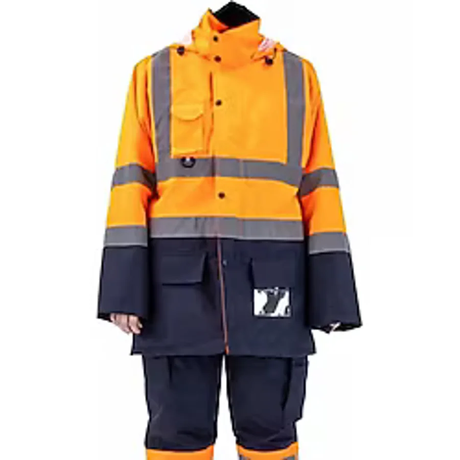 5+1 OXFORD PARKA- İÇİ ÇIKMALI KABAN TURUNCU-LACİVERT