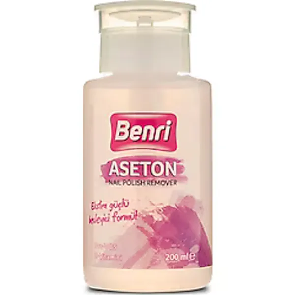 5 Adet Benri Ekstra Güçlü Pompalı Aseton 200 Ml
