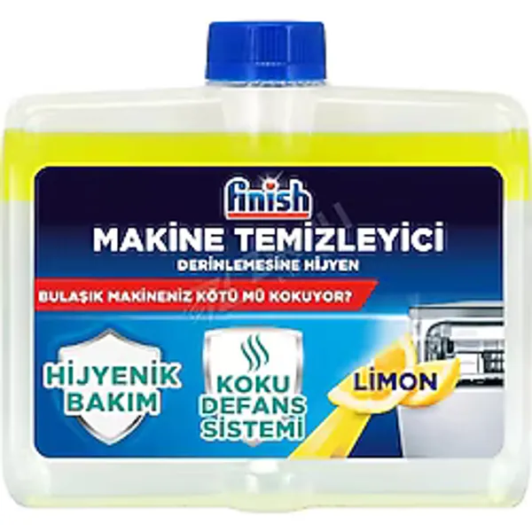 5 Adet Finish Bulaşık Makinesi Temizleyici Limon 250 ml