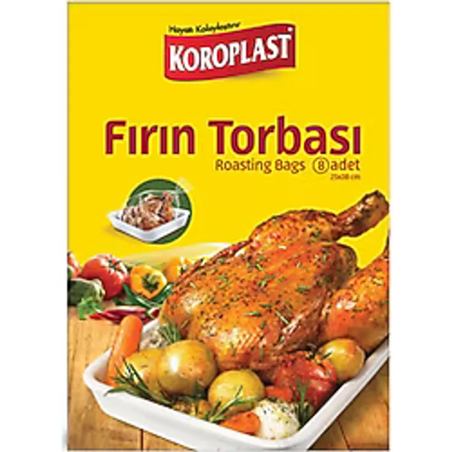 5 Adet Koroplast Fırın Torbası 8 Li
