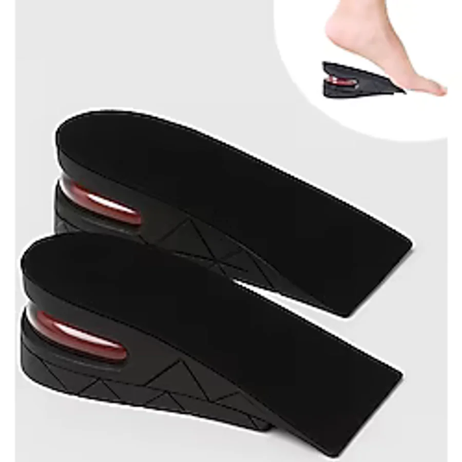 5 cm Boy Uzatıcı Silikon Ortopedik Topuk Tabanlık - Yüksek Konforlu Gizli Yükseltici Ped (Uni