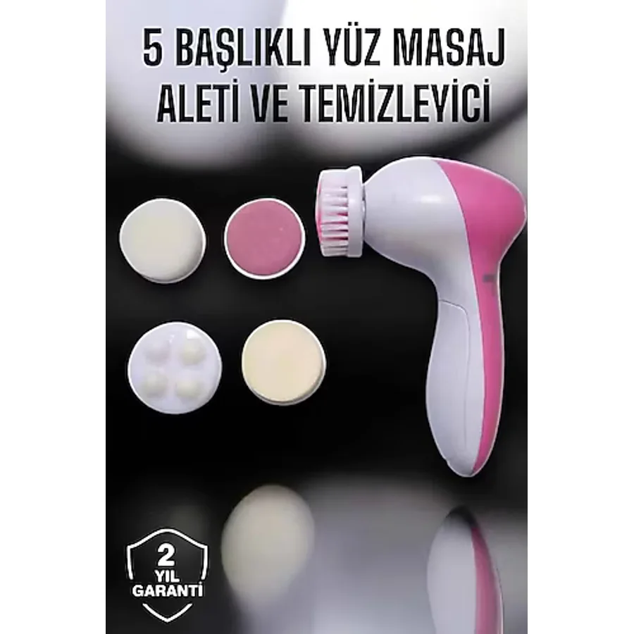 5 Fonksiyonlu Kablosuz Yüz Temizleme Cihazı ile Derinlemesine Cilt Bakımı