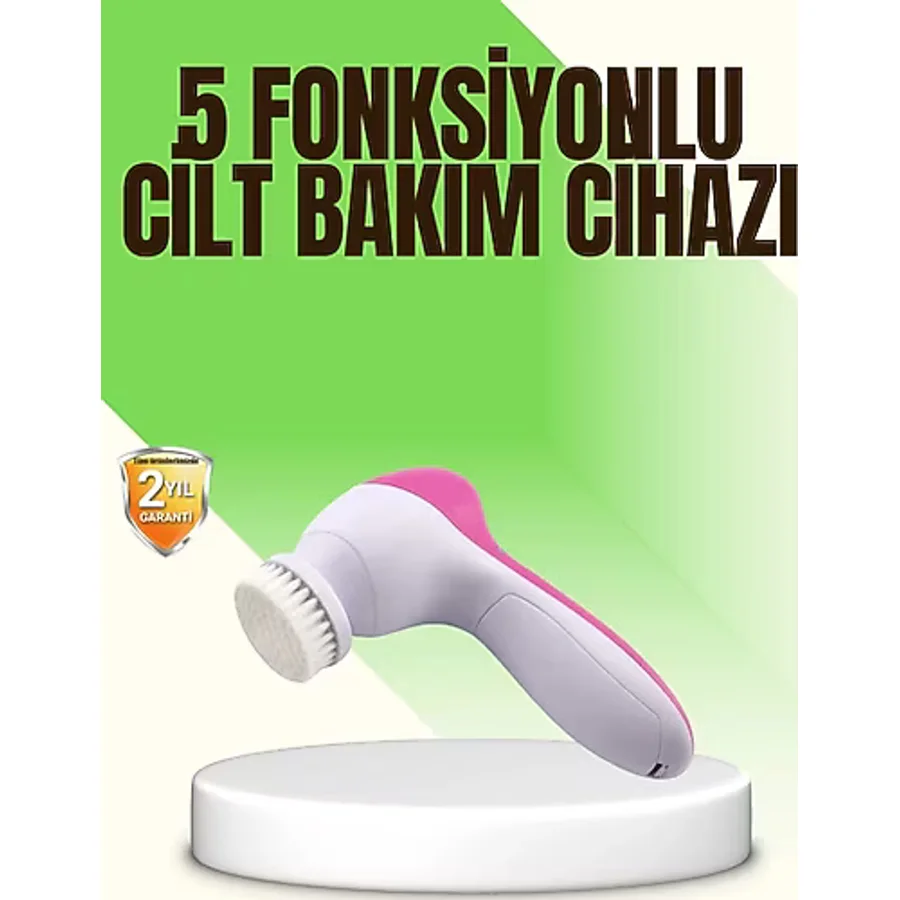 5 In 1 Elektrikli Yüz Temizleme ve Masaj Cihazı