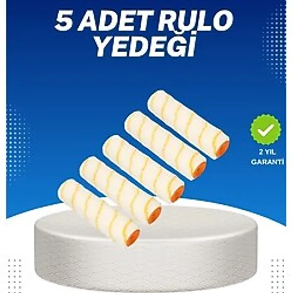 5'Li Emülsiyon Boya Rulosu Duvar Ve Tavan Uygulamasına Uygun