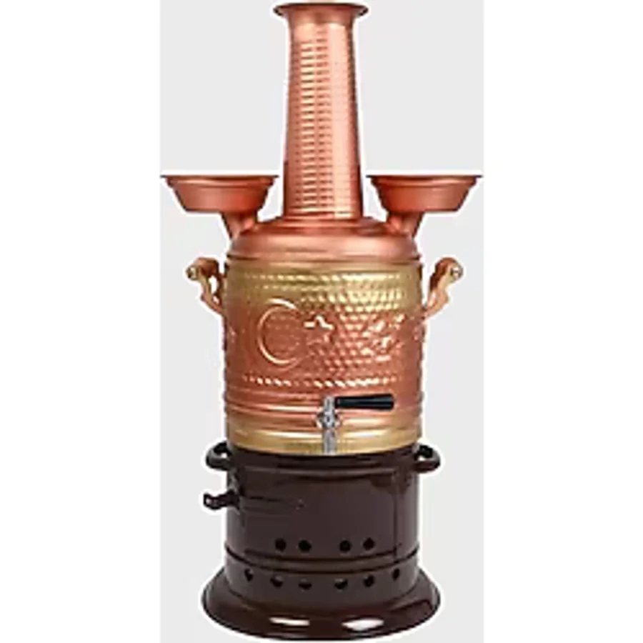 5 Lt Sobalı Bakır Semaver