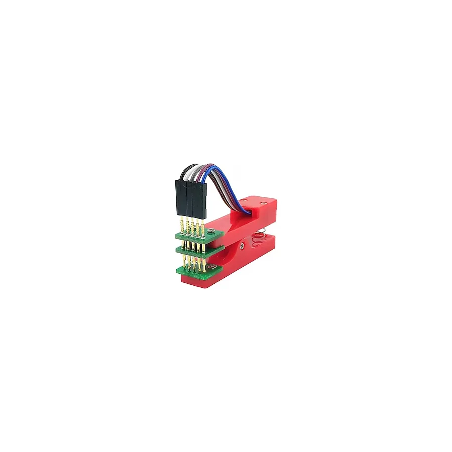5 Pin Programlama Aparatı 2.54mm Pogo Pin Yaylı Mandal Klips Seri Üretim Entegre