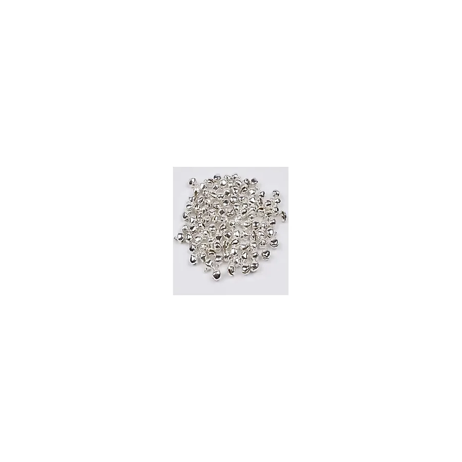 50 Adet 12Mm Gümüş Renk Kulplu Zil,Çan,Çıngırak,Metal Amigurumi Zili,Takı Aksesuar Yapımı
