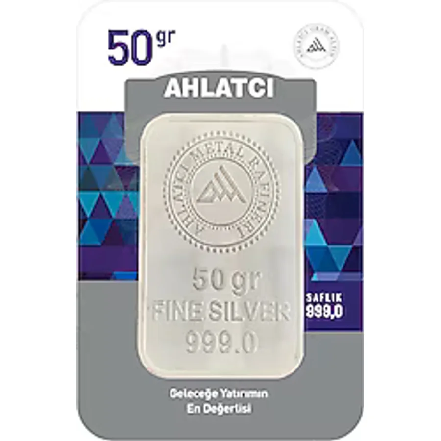 50 gr Külçe Gümüş