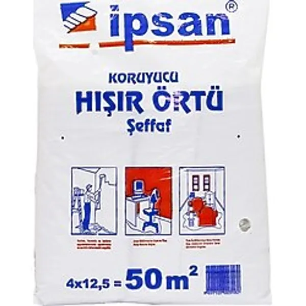 50-M2 Hışır Şeffaf Koruyucu Örtü Bx40