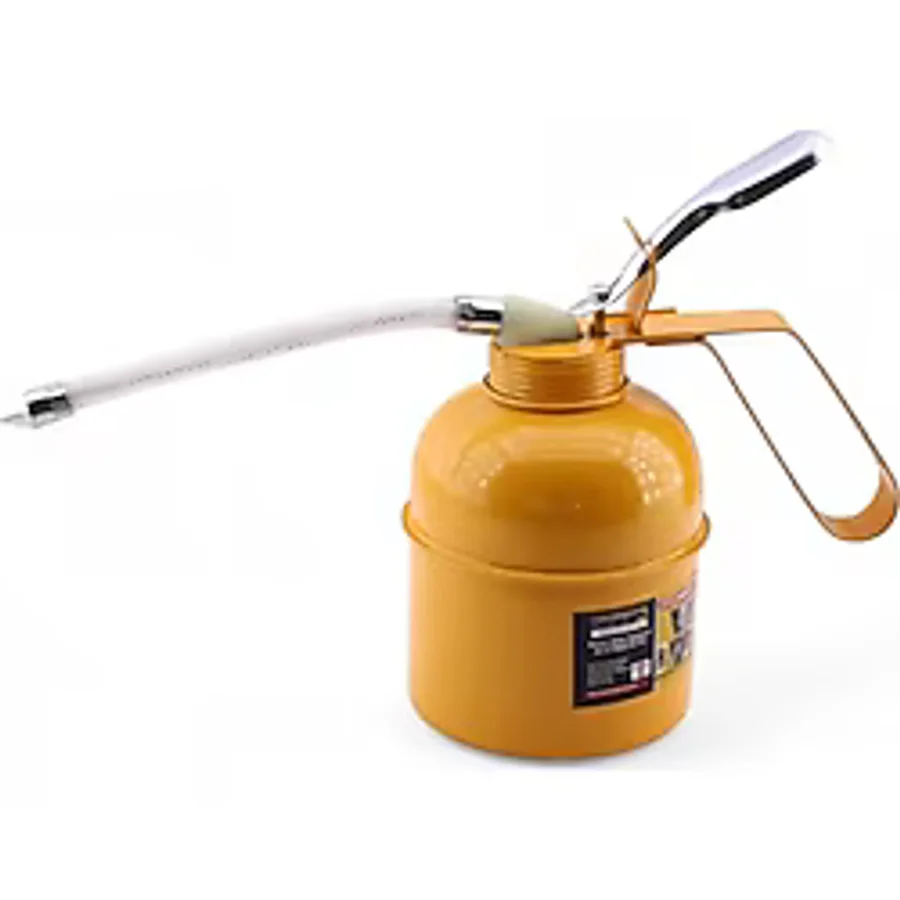 500 Ml Araba Makine Atölye Yağdanlığı Spiralli Metal Gövdeli Yağdanlık Uçlu Yağ Pompası
