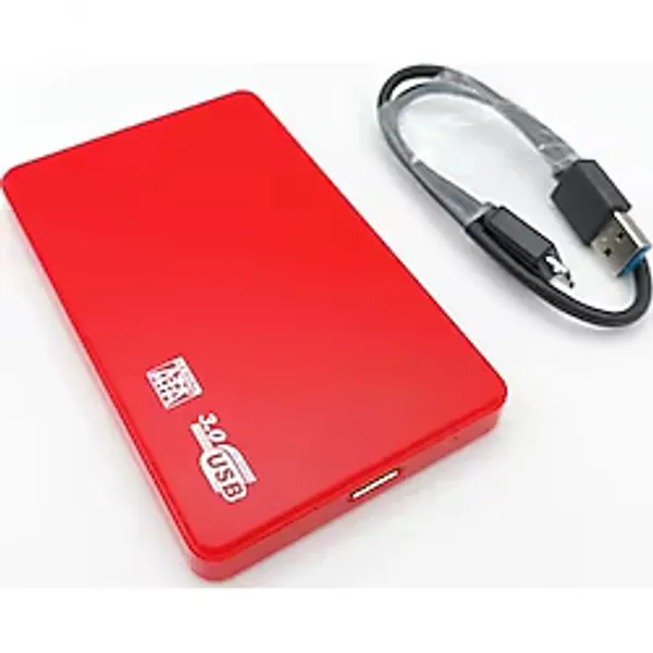 500Gb Usb 3.0'' Sıfır Kutulu Taşınabilir Harici Kırmızı Disk