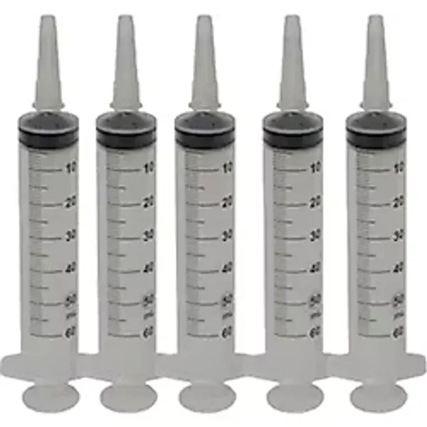 50Cc Beslenme Enjektör - 3 Parçalı 50Ml 50 Cc Beslenme Enjektörü Katater Enjektör Çam Uçlu Steril