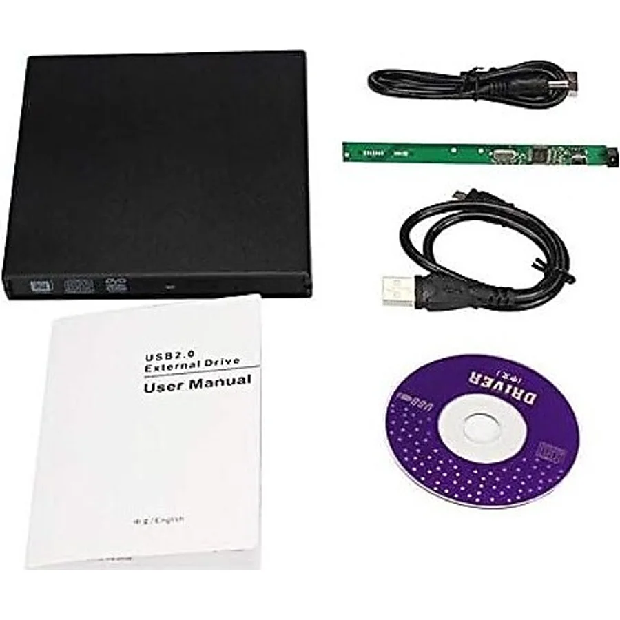 5114 USB Sata Slim 9.5mm DVD Rw Writer SSD External Harici Caddy Kutu