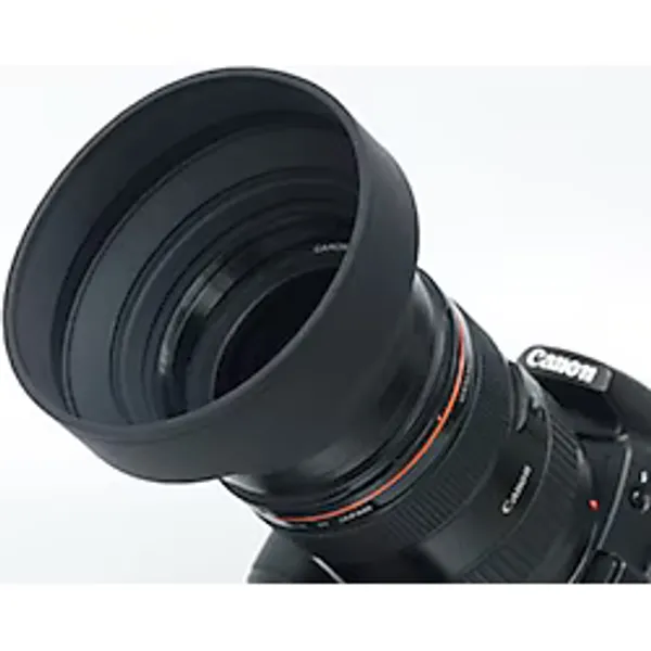 52mm Üç Kademeli Kauçuk Parasoley Lens Hood