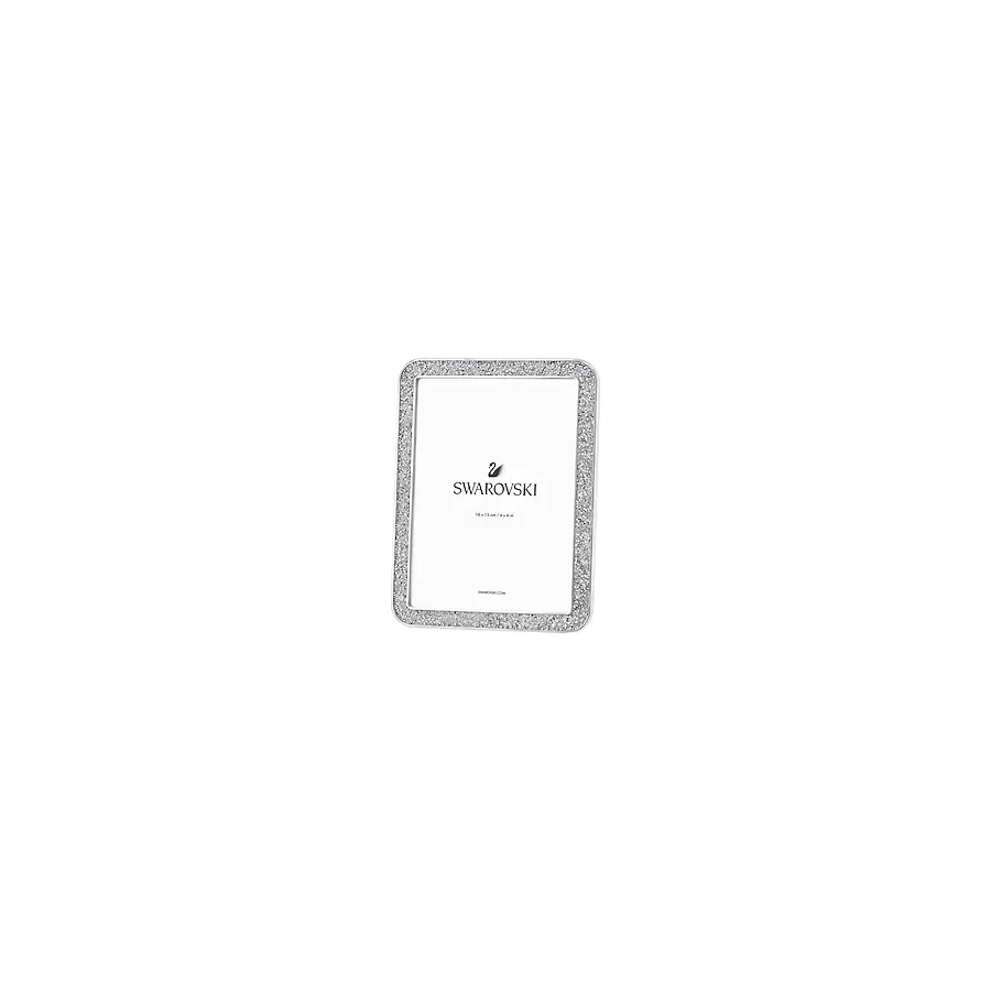 5379518 Swarovski Ev Dekorasyon Minera Picture Frame, Silver Tone, Small