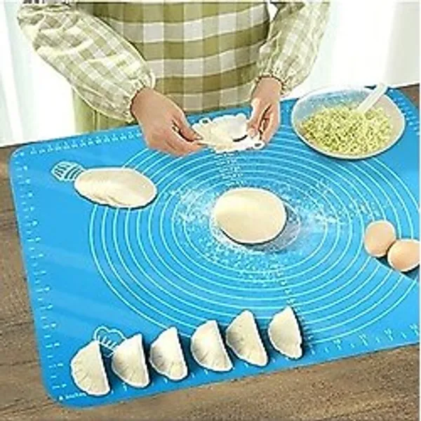 5DM-30 x 40 cm Hamur Matı Silikon Ölçekli Kullanımı Kolay Hamur Açma
