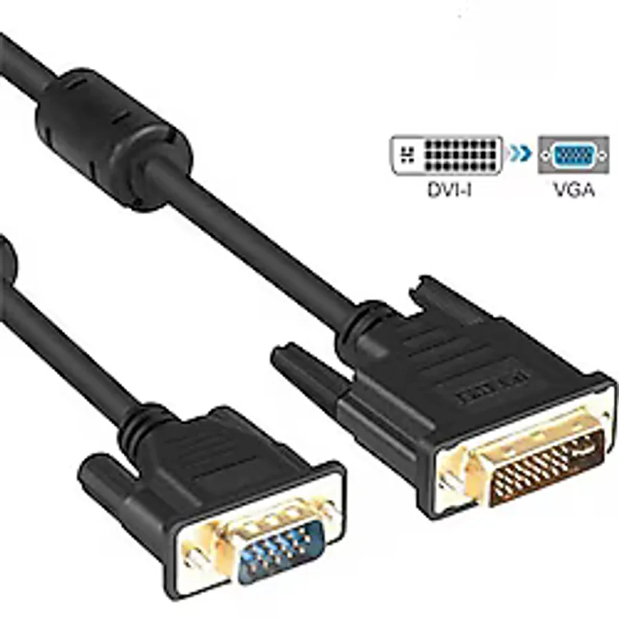 5M 24+5 Dvi To Vga Kablo - Çift Filitreli