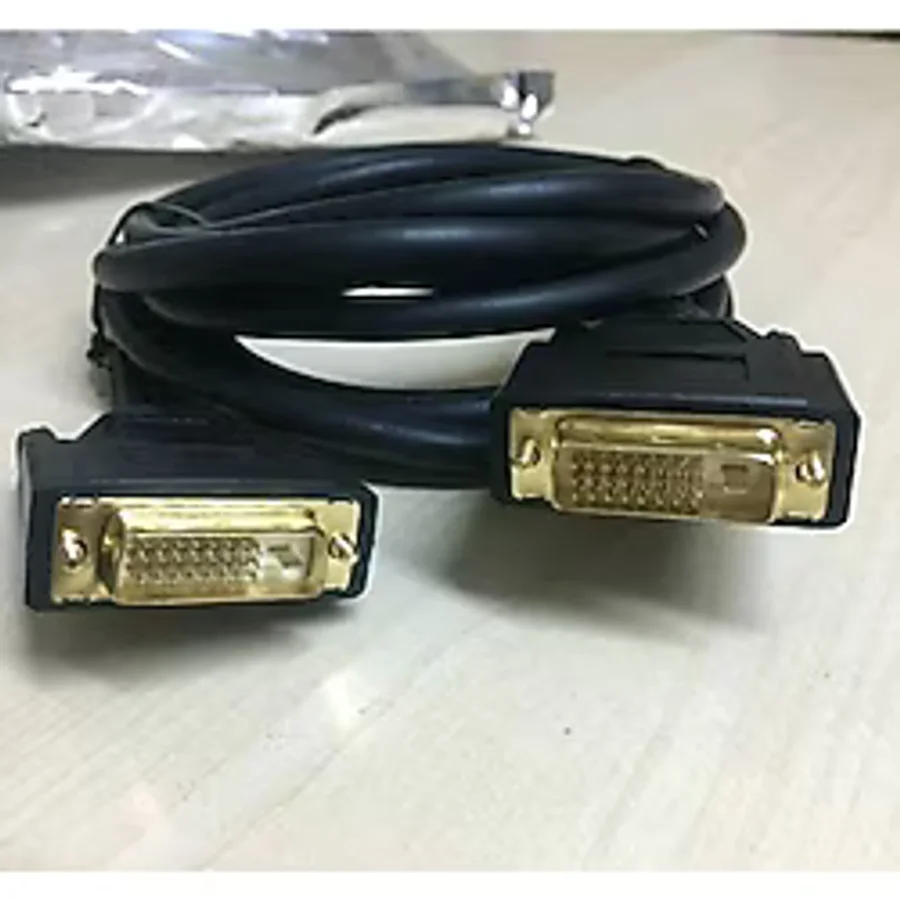 5m Metre Dvi Dvi Kablo - 24+1 Dvi to Dvi Kablo Altın Uç