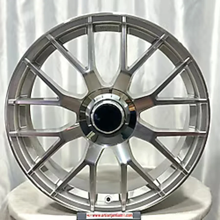 5x112x19x9.5 Et44 Ch66.6 19162 Silver Diamond