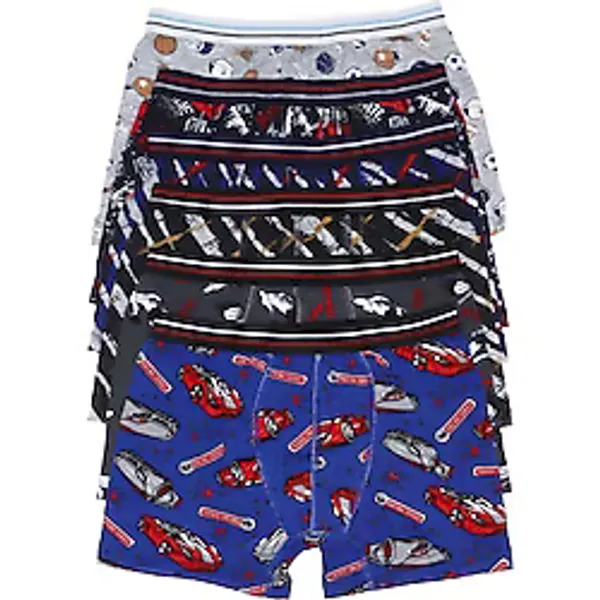 6 adet Erkek Çocuk Desenli Boxer 505