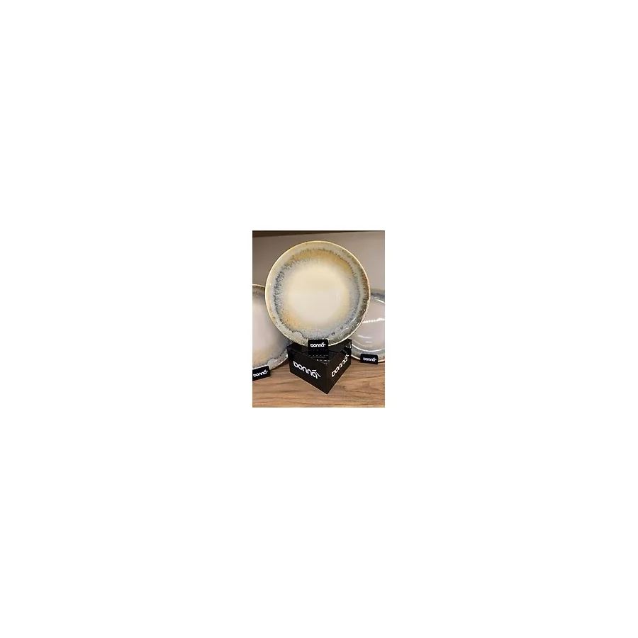 6'lı 27 cm büyük düz tabak / ana yemek / servis / sunum tabağı Knidos Gourmet Bonna