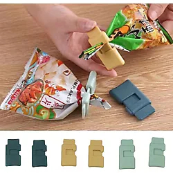 6'Lı Hava Sızdırmaz Poşet Torba Ambalaj Ve Paket Kıstırmalı Kapatma Klipsi (2818)