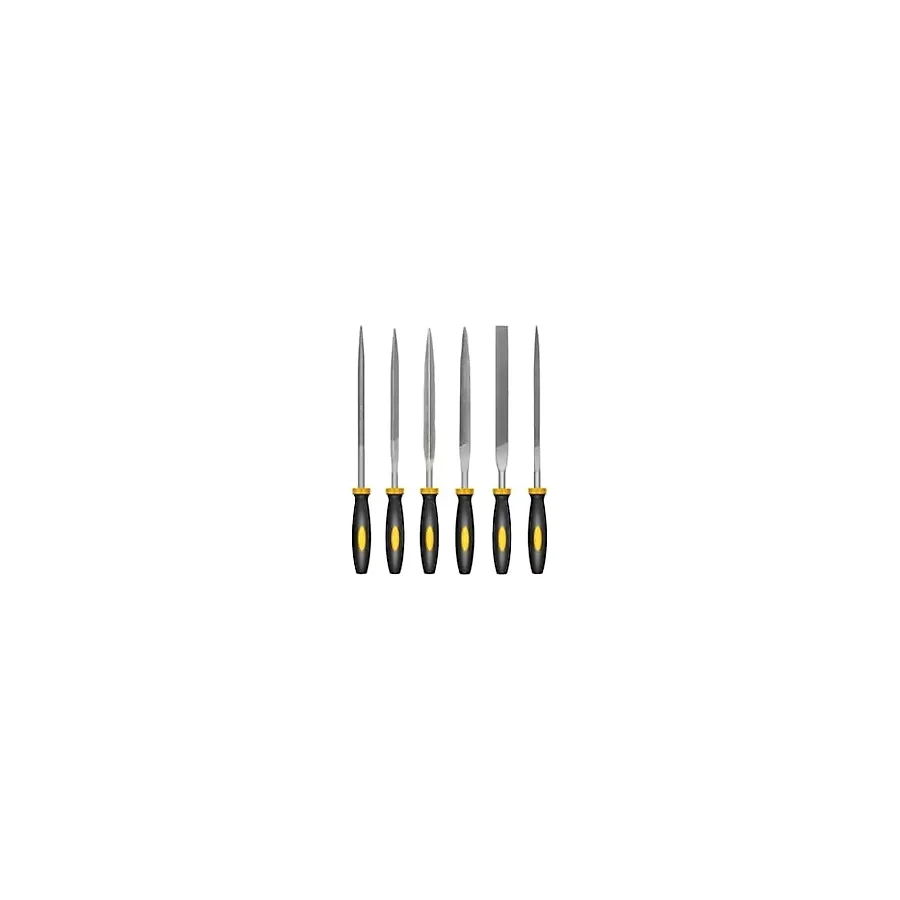 6 Parça Mini Eğe Seti Tüm Metaller ve Ahşaplar için Oyma Şekil Verme Ege Set 160mm Saatçi Eğe Takımı