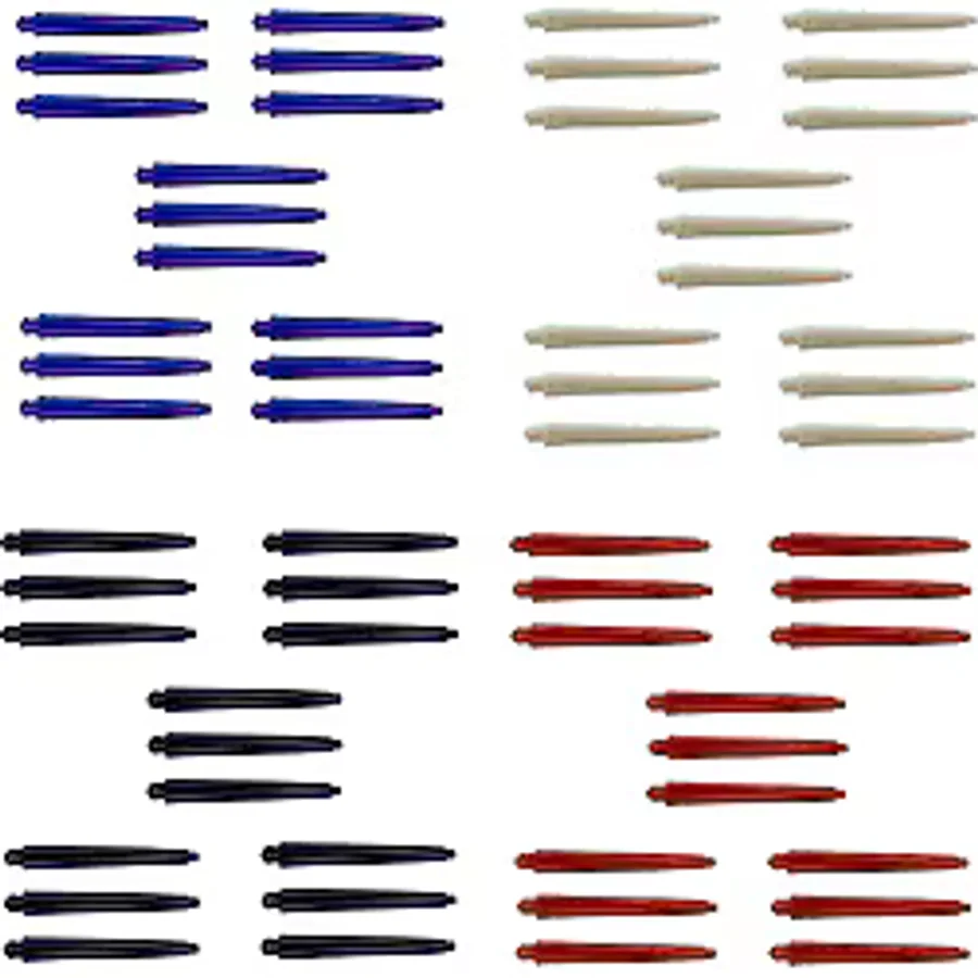 60 Adet (20 Set) 48 mm Orta-Medium Dartsan Dart Şaft. Karışık R.