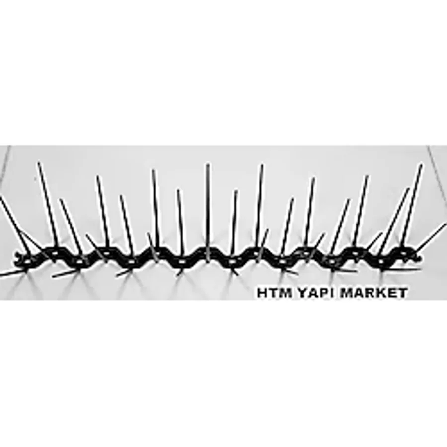 60 Adt. Kuş kovucu Kuş Kovar Kuş konmaz Kuşkovar Diken 50Cm SİYAH