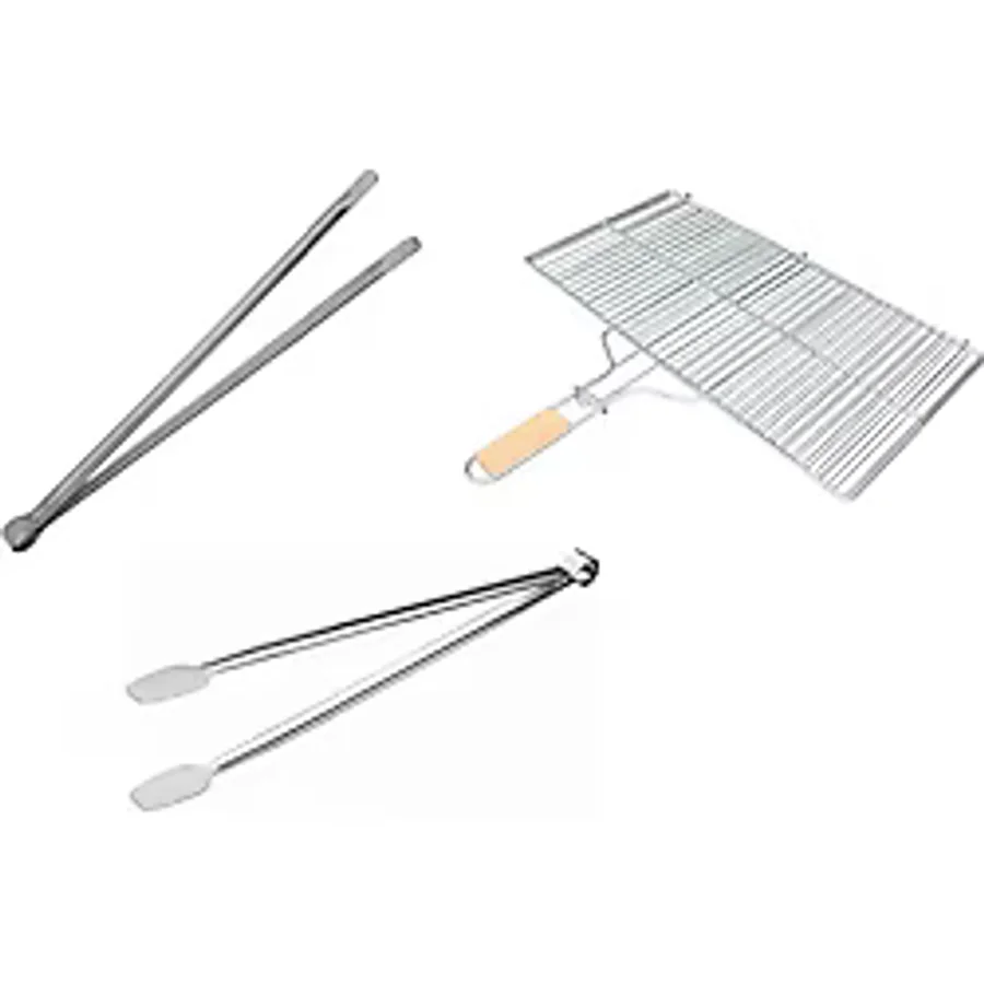 60 CM Izgara Teli + 40 CM Et Maşası + 40 CM Köfte Maşası Magal