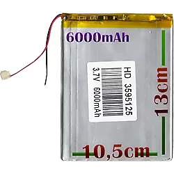 6000mAh 3.7v Batarya Pil