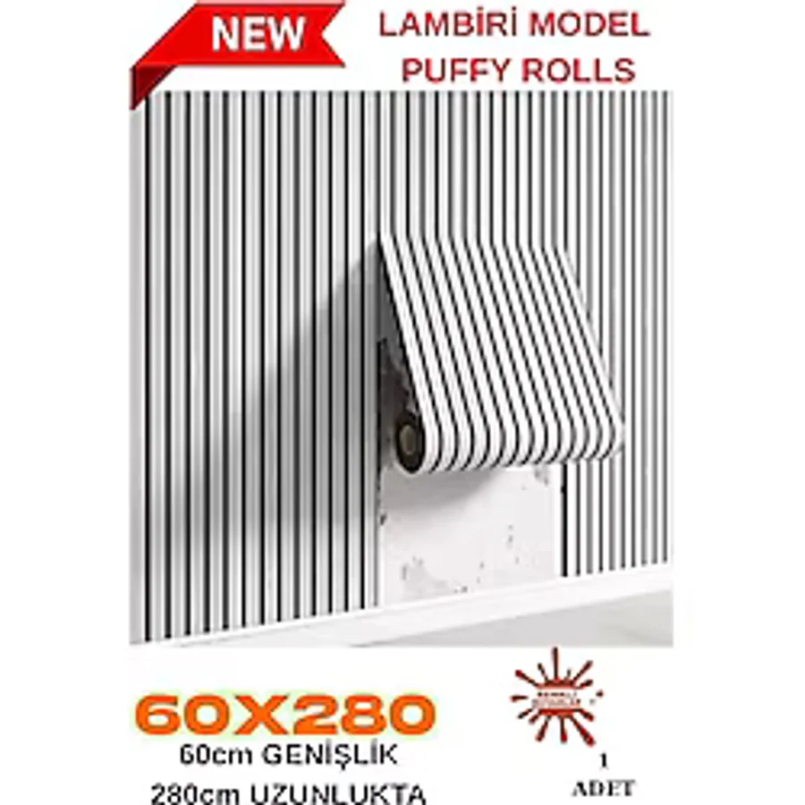 60Cm X 280Cm 1 Adet Kendinden Yapışkanlı Açık Gri Lambiri Desenli Duvar Paneli Kağıdı Yg006