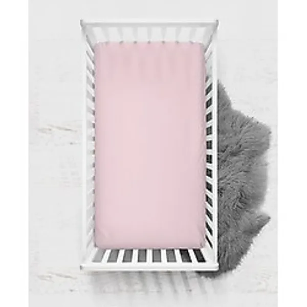 60X120 Penye Lastikli Bebek Çarşafı - Krem Pembe Lila 3'lü Set