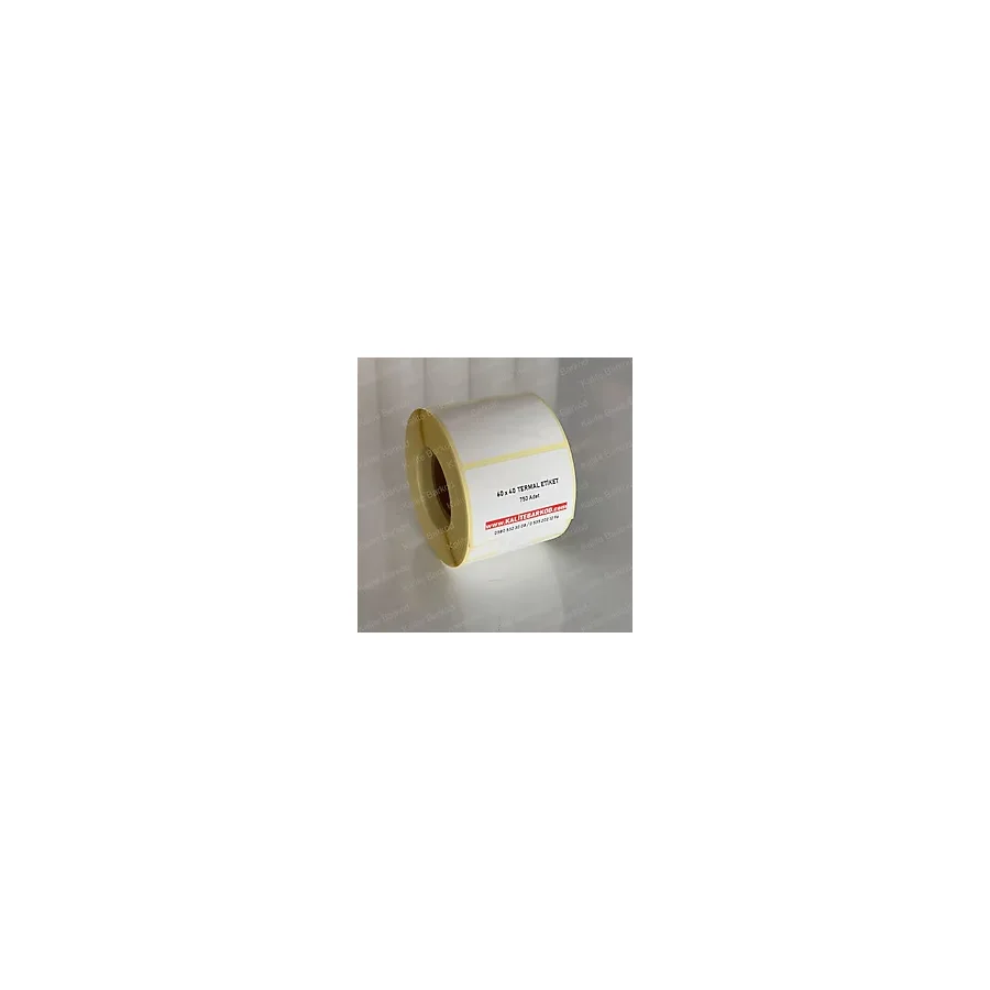 60x40 Termal Etiket Rulo Barkod Etiket Kalite Barkod