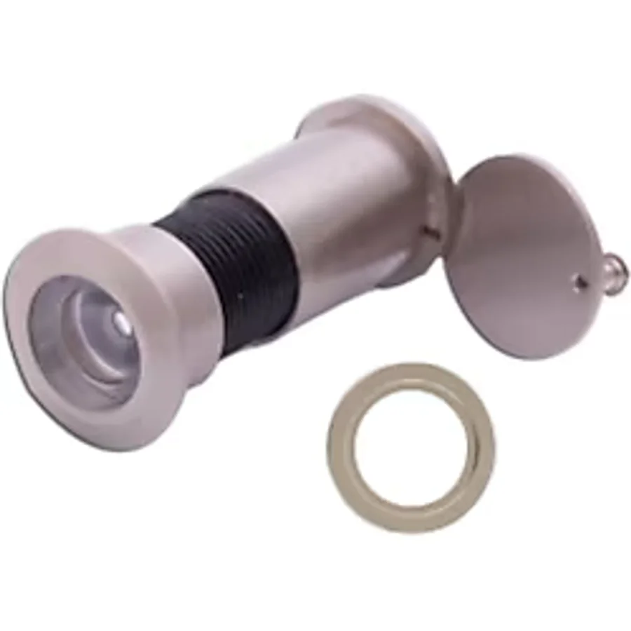 60X90 Kapaklı Saten/Sarı Çelik Kapı Dürbünü Çapı 24Mm (Pul Dahil) renk-gumus