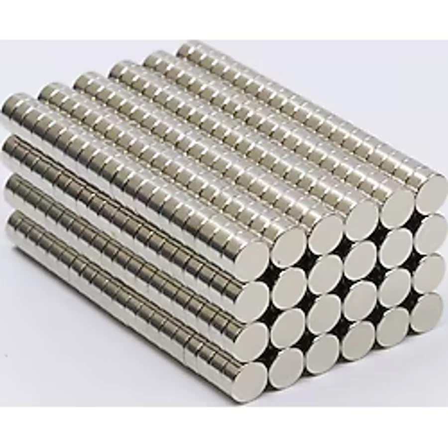 6X3 Mm Yuvarlak Güçlü Neodyum Mıknatıs Çap 6 Mm Kalınlık 3 Mm 25 Adet 6X3 Mm