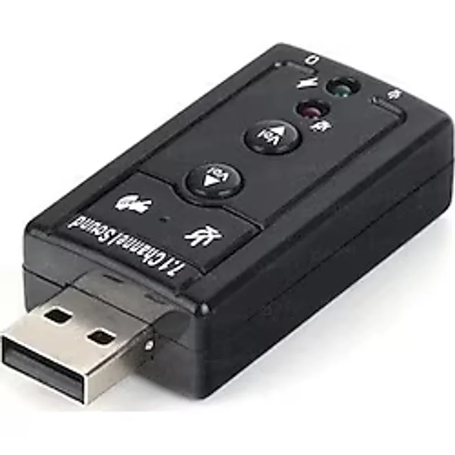 7.1 USB Ses Kartı 3.5 mm. Mikrofon Kulaklık Harici Sound Card