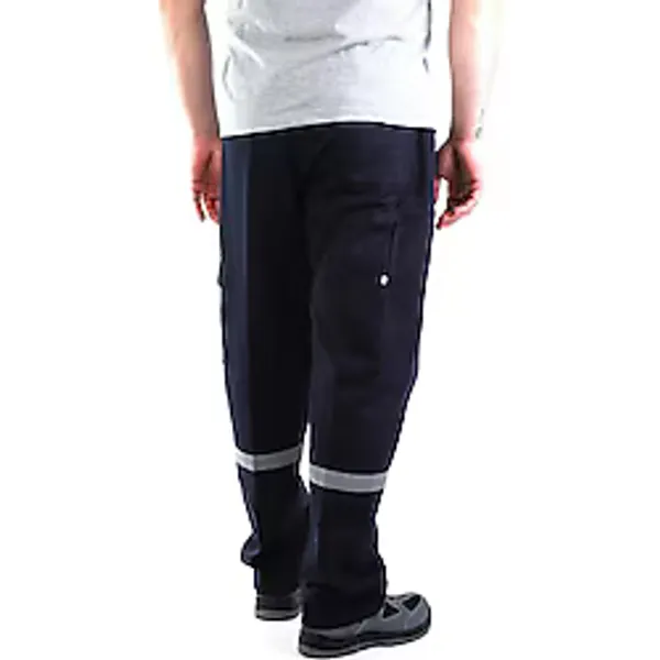7/7 Gabardin Kışlık İş Pantolonu Komando Cepli Reflektörlü, Lacivert
