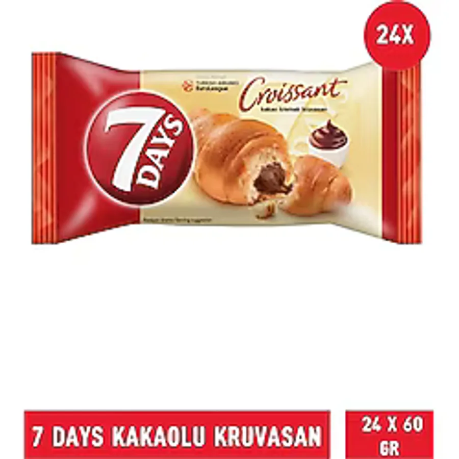 7 Days Kakaolu Kruvasan 60 gr 24'lü