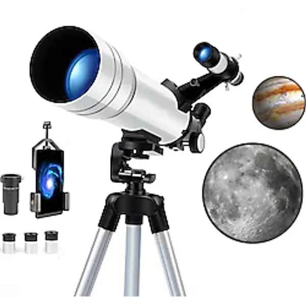 70400 Hd Astronomik Teleskop - Gökyüzü Ve Doğa Gözlemi İçin, 70mm Objektif, 360mm Odak, Fmc Kaplama