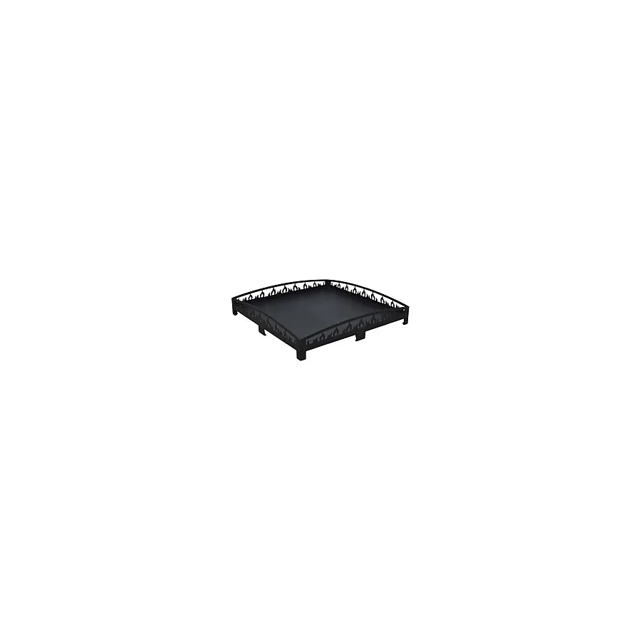 75x75 Alev Desenli Lazer Kesim Soba Altlığı FS-102-A