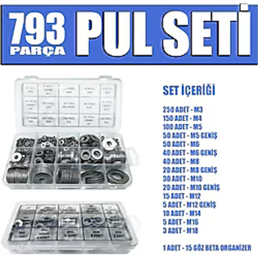 793 Parça Pul Seti