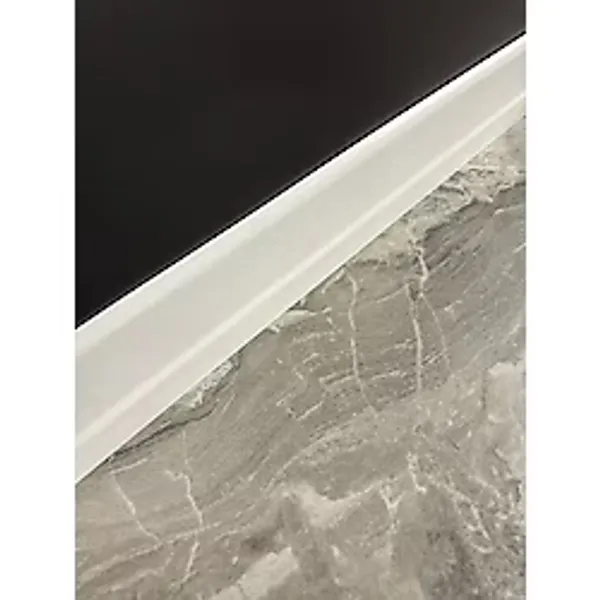8 cm Pvc Lake Beyaz Süpürgelik