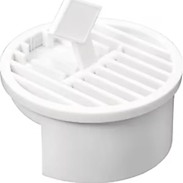 8 cm Yer Süzgeci Izgarası Plastik Gider Kapağı, Kötü Koku ve Haşere Önleyici, Su Tahliyesini Destekleyen, Banyo, Duş, Balkon, Mutfak ve Islak Zeminler İçin Dayanıklı Beyaz Yer Gideri Kapağı - Acı Yeşi