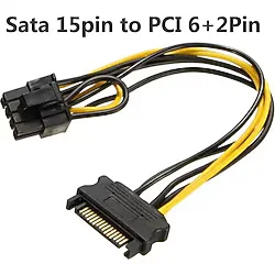 8 Pin Pcı-e Sata Power Kablosu