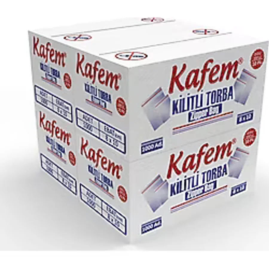 8 X 10 cm Kilitli Poşet / Naylon Torba ( 4.000 Adet ) - Kafem