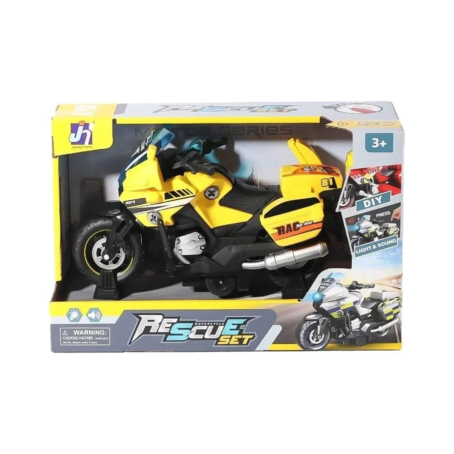 8080A-2-4 Müzikli Işıklı Soktak Motorsiklet -Canem